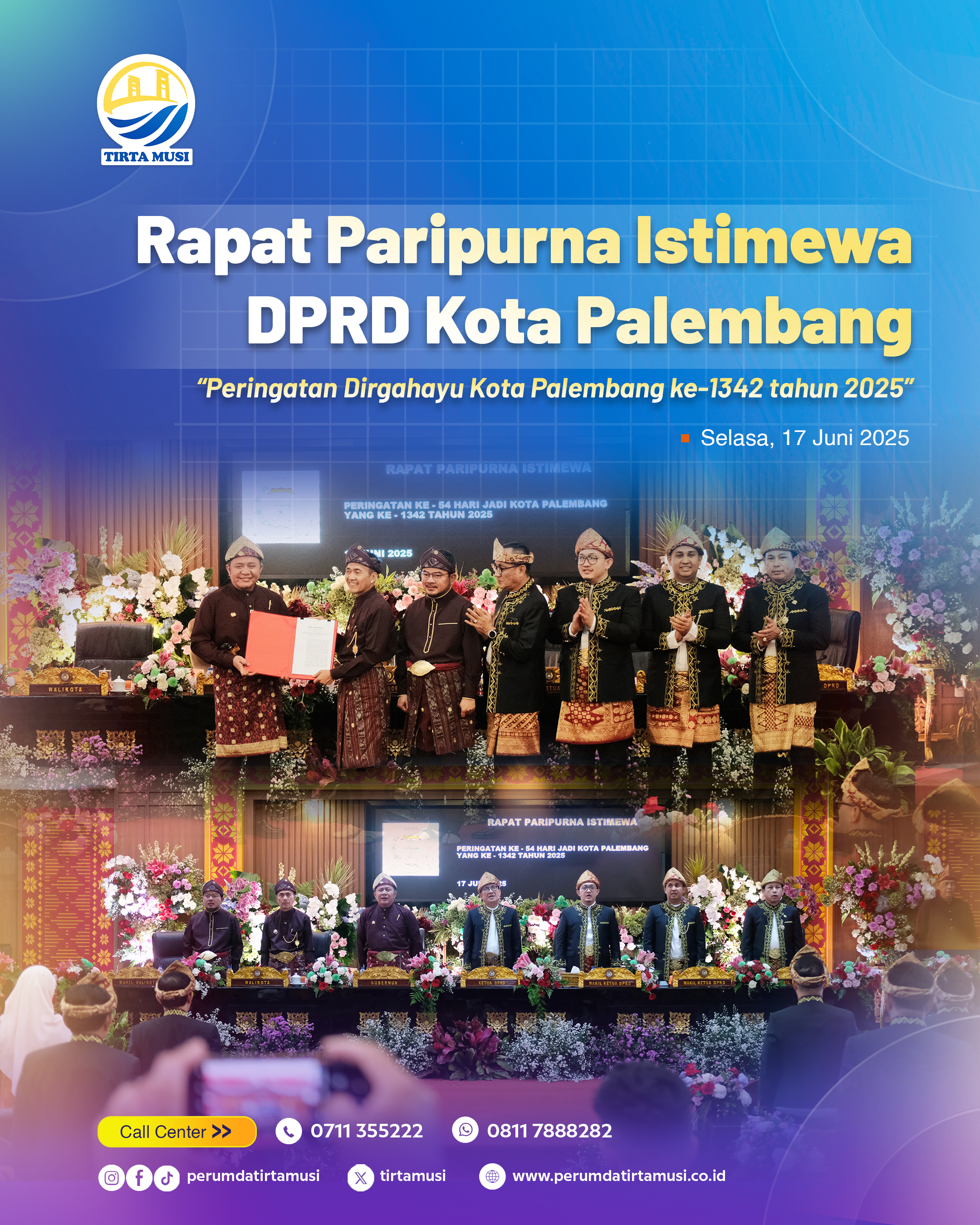 RAPAT PARIPURNA ISTIMEWA DPRD KOTA PALEMBANG