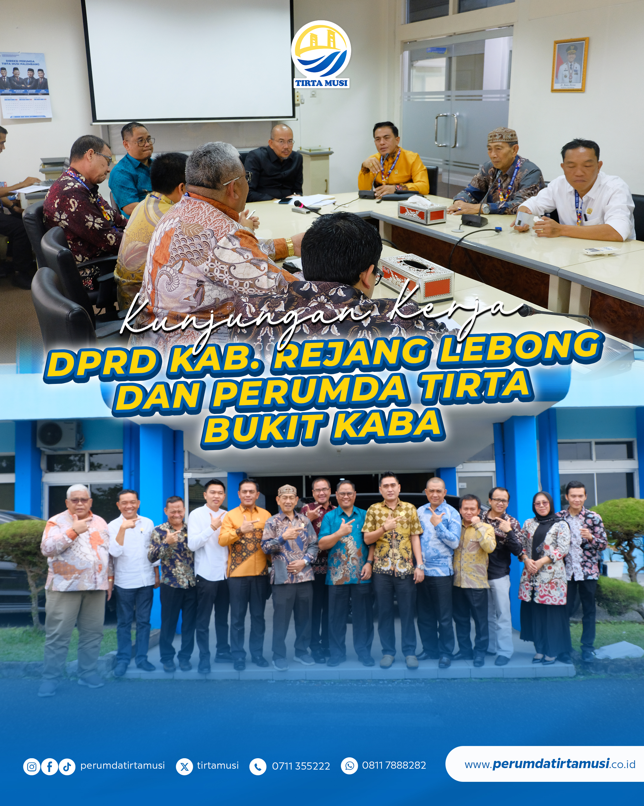 KUNJUNGAN KERJA DPRD KAB. REJANG LEBONG & PERUMDA TIRTA BUKIT KABA