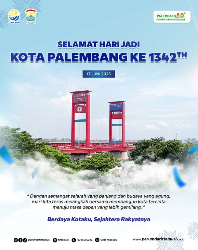 HUT KOTA PALEMBANG KE-1342 TH